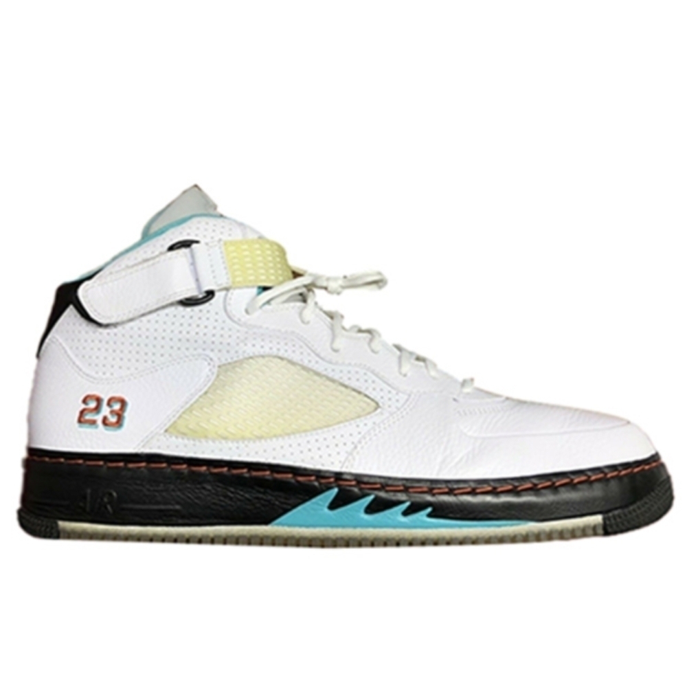 Jordan AJF FUSION 2010 WHITE/SPICE-LT RETRO-BLACK 407334 101